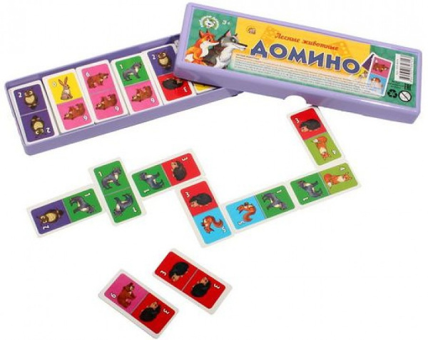 ДОМИНО ПЛАСТИКОВОЕ. ЖИВОТНЫЕ 