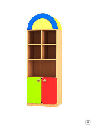 Стеллаж модульный "Радуга". Секция №5. Размеры:600*400*1750мм