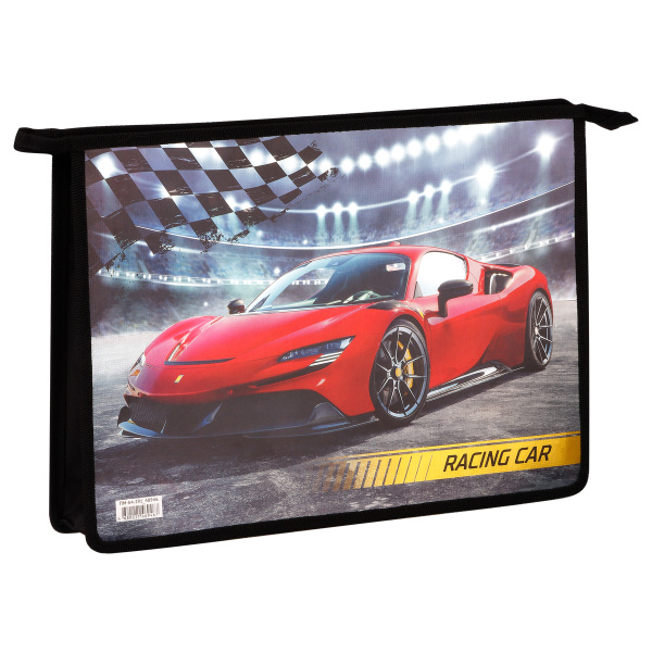 Папка для тетрадей 1 отд А4 ArtSpace Racing Car 325*230*55мм, ламинир картон молнии 291_48946 Папка для тетрадей 1 отд А4 ArtSpace Racing Car 325*230*55мм, ламинир картон молнии 291_48946