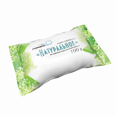Мыло туалетное 100г Меридиан "Натуральное" в упак 91029