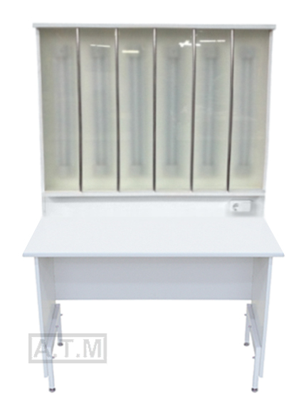 Стол для титрования СДТЛ-113, 1200х700х850 (1800) мм, столешница - ЛДСП, химостойкий пластик