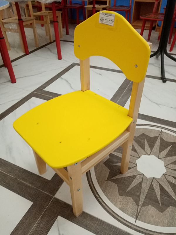 Стул детский "МиФ" (спинка и сиденье желтая) гр. 2