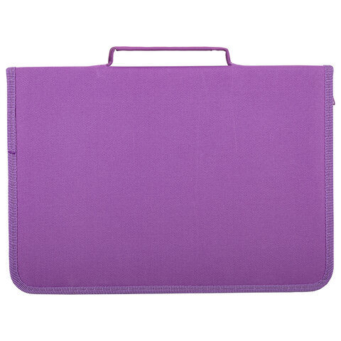 Папка для труда на молнии BRAUBERG А4 с ручкой, 1  отд., картон, органайзер, Charming kitten, 270991