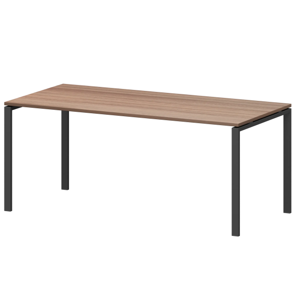 Стол АМ-0058 для заседаний темный шимо/антрацит Стол АМ-0058 для заседаний темный шимо/антрацит