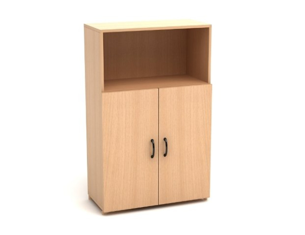 Шкаф низкий с открытой полкой (700х350х1126) (ШК39+ДК32х2) Канц