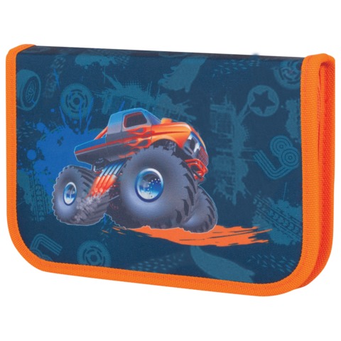 Пенал TIGER FAMILY (ТАЙГЕР) "Джип", 1 отделение, откидная планка, 20х14х4 см