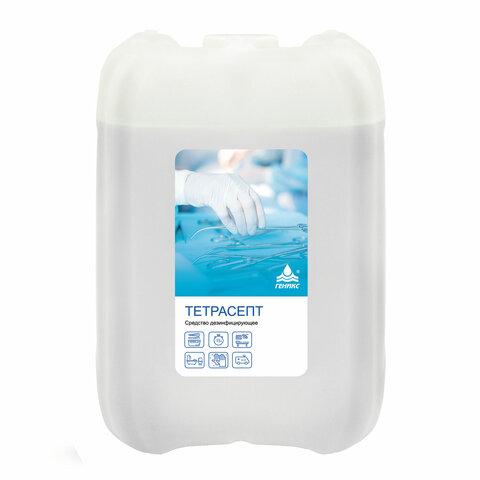 Антисептик кожный дезинфицирующий 5л НИКА-ТЕТРАСЕПТ, готовый раствор, ш/к 08195