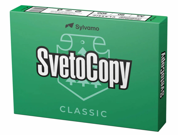 Бумага А4 SVETO COPY 80 г/м, 500 л. класс "С", Светогорск, белизна 146% (CIE), Россия