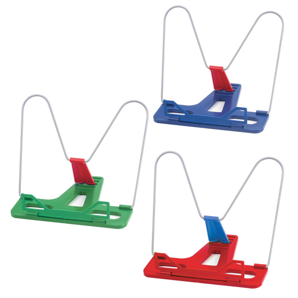 Подставка для книг "Эконом" пластиковая, ассорти, П-06