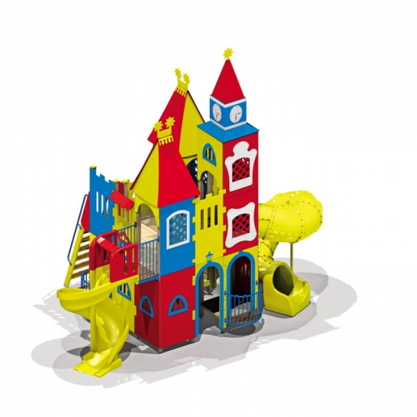 ДИК "Замок принцессы" (6-12 лет) 7150х4550 мм, Н = 7150 мм, Н площадок = 2050 мм