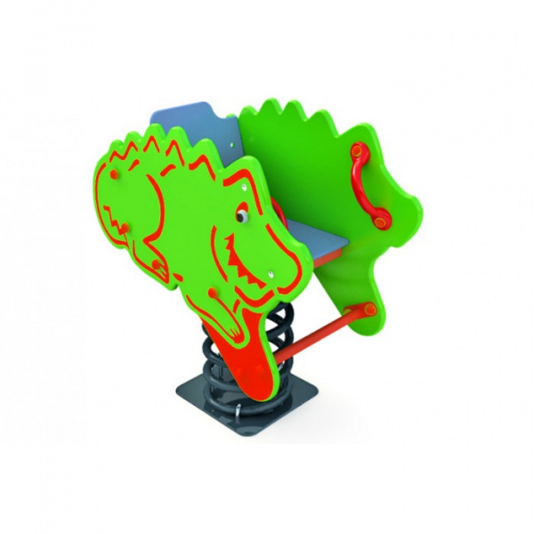 Качалка на пружине "Крокодил"