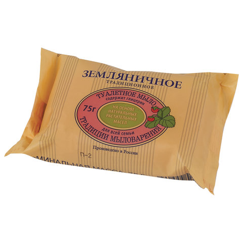 Мыло туалетное 75г Эфко "ЗЕМЛЯНИЧНОЕ" ш/к 31480 / 10291