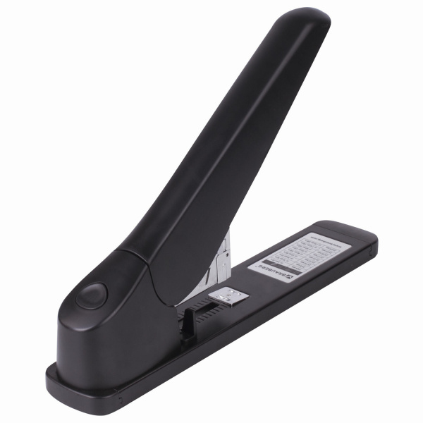Степлер мощный №24/6-23/24 BRAUBERG "Heavy duty MX", до 200 листов, черный