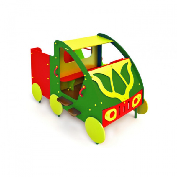 Грузовик с одним скатом, 3-7 лет, влагостойкая фанера, общая высота 1500мм