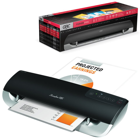 Ламинатор GBC(ДжиБиСи, Англия) Fusion 3100L, ф.А3, горяч.валы, толщ.плен 2*75-2*175мкм,4400750EU 