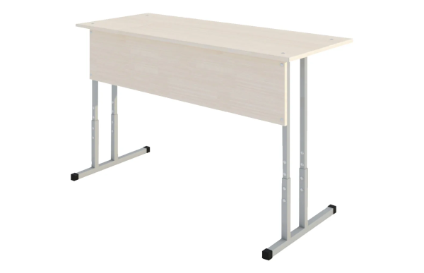 Стол ученический 2-местный 1200*500*760 6гр.(дуб сонома, м/к серый) М110 В