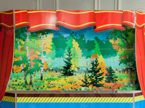 Экран для кукольного театра осень-весна