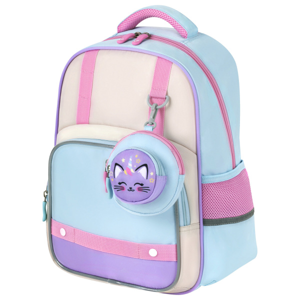 Рюкзак BRAUBERG KIDS MODE с кошельком в комплекте, 1 отделение, "Little sweetie", 39х28x15 см, 27312 Рюкзак BRAUBERG KIDS MODE с кошельком в комплекте, 1 отделение, "Little sweetie", 39х28x15 см, 27312
