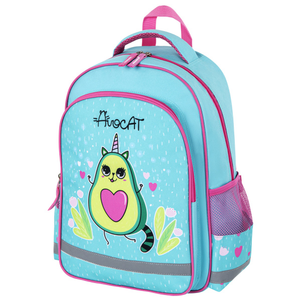 Рюкзак ПИФАГОР SCHOOL, 1 отделение, 3 кармана, Avocat, 38x28х14 см, 270652 Рюкзак ПИФАГОР SCHOOL, 1 отделение, 3 кармана, Avocat, 38x28х14 см, 270652