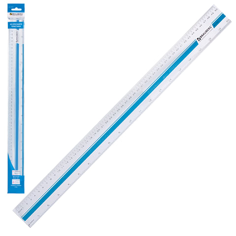 Линейка BRAUBERG "Quantum" 50см, прозрачная с печатью на корпусе, упак. с европодвесом, 210302 Линейка BRAUBERG "Quantum" 50см, прозрачная с печатью на корпусе, упак. с европодвесом, 210302