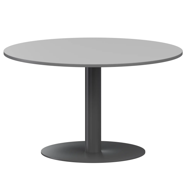 Стол круглый АМ-Д120 серый/антрацит