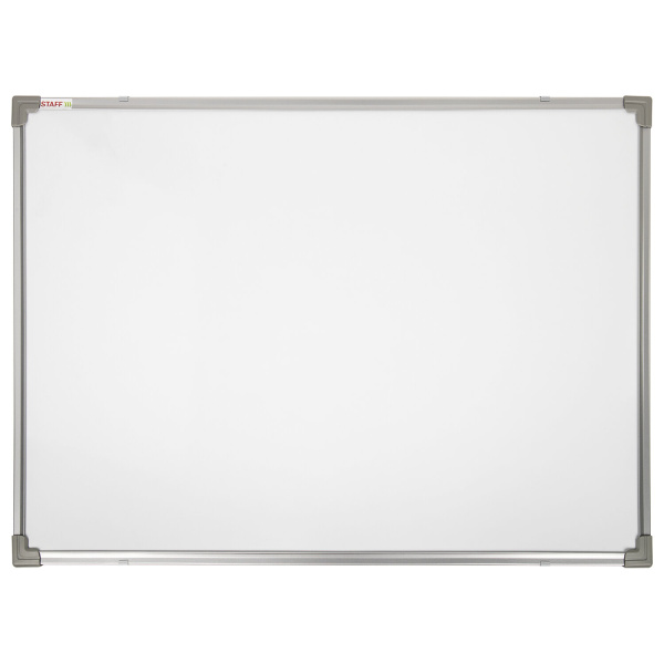 Доска магнитно-маркерная 60х90см, металлическая рамка, STAFF ECO