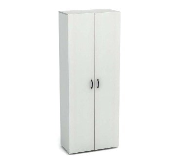 Шкаф для одежды офисный 700х350х1830 (ШК40.20_2+ШК40.20_1), пепел (серый)