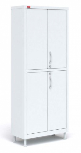 Шкаф двухстворчатый медицинский М2 165.70.32 М металл/металл