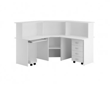 Стол-пост медсестры АСК ПМ.01.00. Размеры: 1700*1700*1200мм