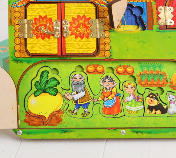 Бизиборд "Репка" (рамка-вкладыш)