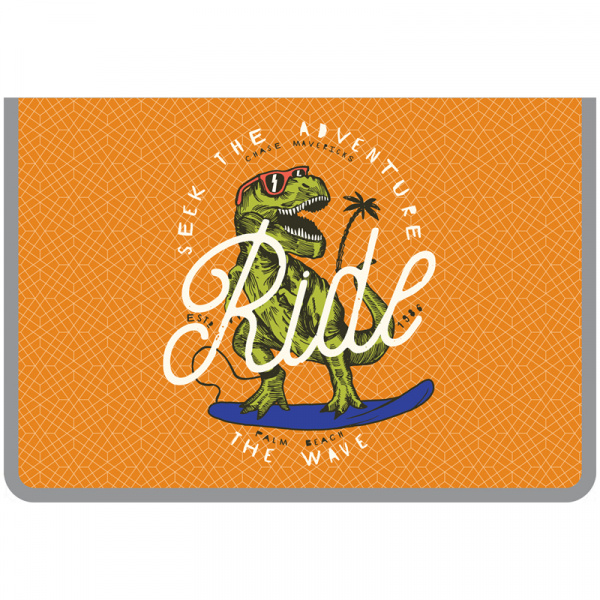 Папка для тетрадей 1 отделение, А4, ArtSpace "Adventure", ламинированный картон, на молнии ПМ-А4-291