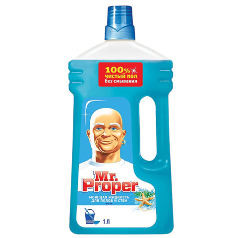 Средство для мытья пола и стен MR.PROPER (Мистер Пропер) 1л "Океан", MP-81519417