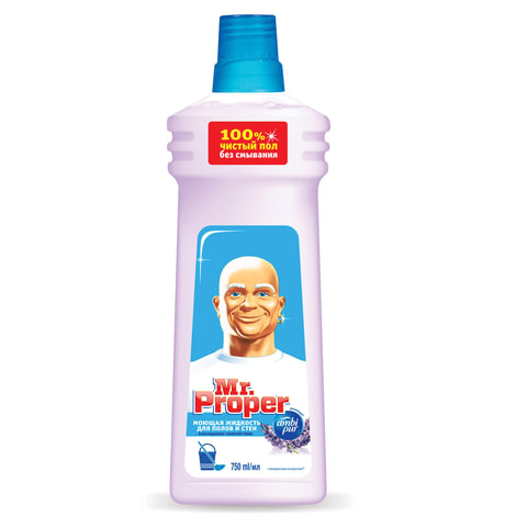 Средство для мытья пола и стен MR PROPER (Мистер Пропер) 750мл, "Лавандовое Спокойствие", ш/к 19191