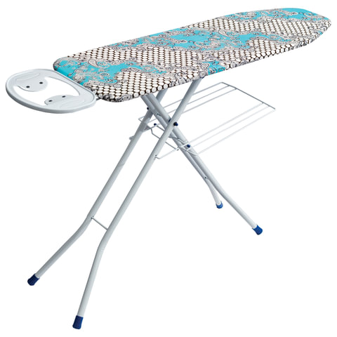 Гладильная доска 120х38 см, подставка под утюг, подрукавник, ассорти, "Victoria", DOGRULAR, 223106, 