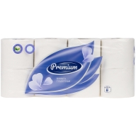 Бумага туалетная OfficeClean "Premium" 3-слойная, 8шт. х28,5м, тиснение, белая