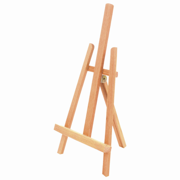 Мольберт настольный BRAUBERG, бук, 16х42х19 см, высота холста 30 см, 190658
