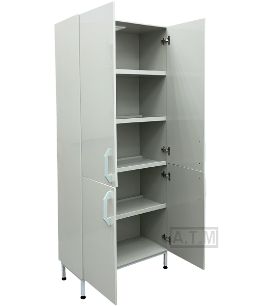 Шкаф для хим.реактивов ШДХПОЛ-102 (полипропилен). Размеры: 800*450*1950 мм