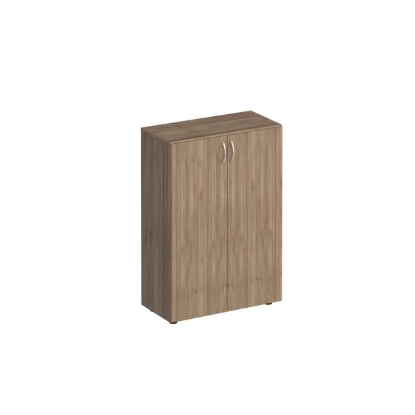 Шкаф для документов закрытый 80x38x123 К 364 дуб шамони темный Комфорт
