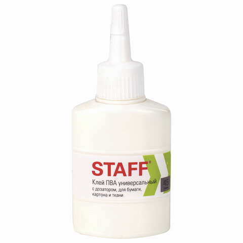 Клей ПВА   STAFF  45 гр. Евро