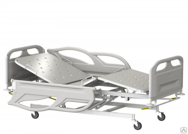 Кровать медицинская функциональная КМФТ145 МСК-4145. Размеры: 2125*975*915мм