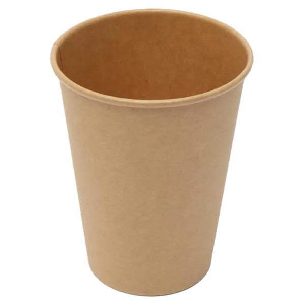 Стакан одноразовый бумажный 350/410 мл, D 90 мм, КОМПЛЕКТ 50 шт., односл, хол/гор, LAIMA ECO CRAFT