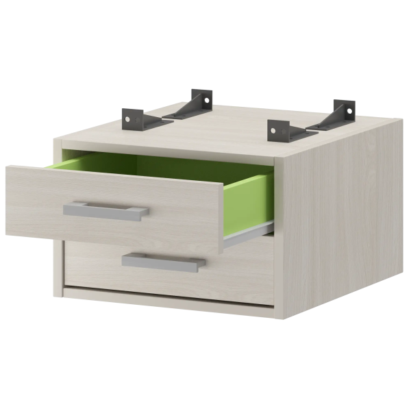 Тумба АМТ2-02.60 (АМТ2-02, АМТ2-02.60, КК(ПБ)-01) ясень шимо/антрацит Тумба АМТ2-02.60 (АМТ2-02, АМТ2-02.60, КК(ПБ)-01) ясень шимо/антрацит