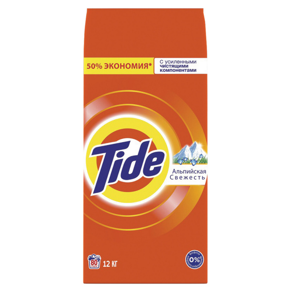 Стиральный порошок Tide (Тайд) автомат 12кг, "Альпийская свежесть" 8001841053325