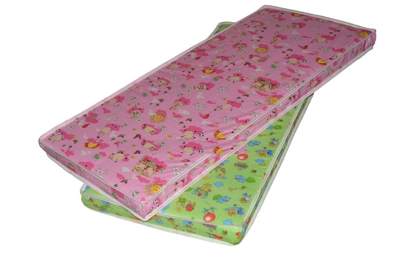 Матрас 60*140*8, струтопласт, чехол тик набивной, окантовка, упаковка пакет