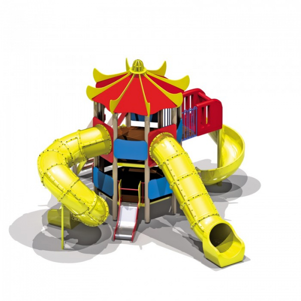 ДИК "Паук", Н г.=0,6 (н), Н г.=2,0 (п) (6-12 лет) 6760х7535 мм, Н=4680 мм, Н площадки=2050 мм, 650 м