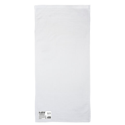 Полотенце вафельное 40х80 см, плотность 160 (±10) г/м2, LAIMA, отбеленное