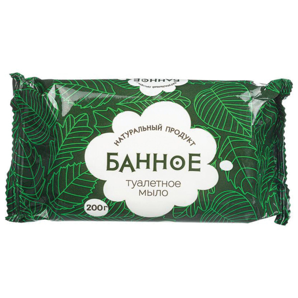 Мыло туалетное 200г, АГРОПРОМ-ЮГ "Банное", натуральное, 486786