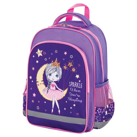 Рюкзак ПИФАГОР SCHOOL для начальной школы, "MOON PRINCESS", 38х28х14 см, 228828 Рюкзак ПИФАГОР SCHOOL для начальной школы, "MOON PRINCESS", 38х28х14 см, 228828