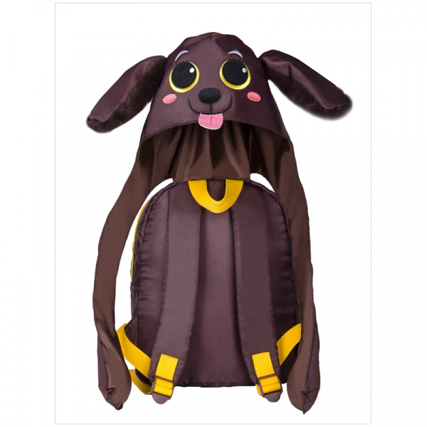 Рюкзак Berlingo Kids "Funny puppy" 29*23*9 см, 1 отделение, капюшон RU06006 Рюкзак Berlingo Kids "Funny puppy" 29*23*9 см, 1 отделение, капюшон RU06006