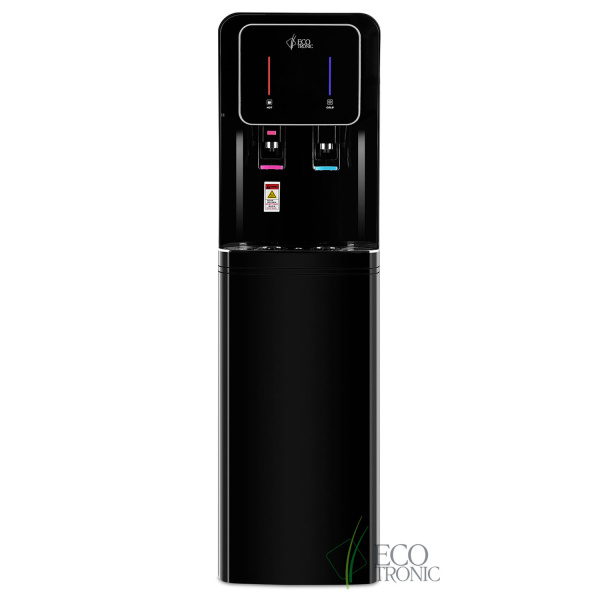 Пурифайер для воды ECOTRONIC A60-U4L напольный, НАГРЕВ/ОХЛАЖДЕНИЕ КОМПРЕССОРНОЕ, 2 крана, черный, 71